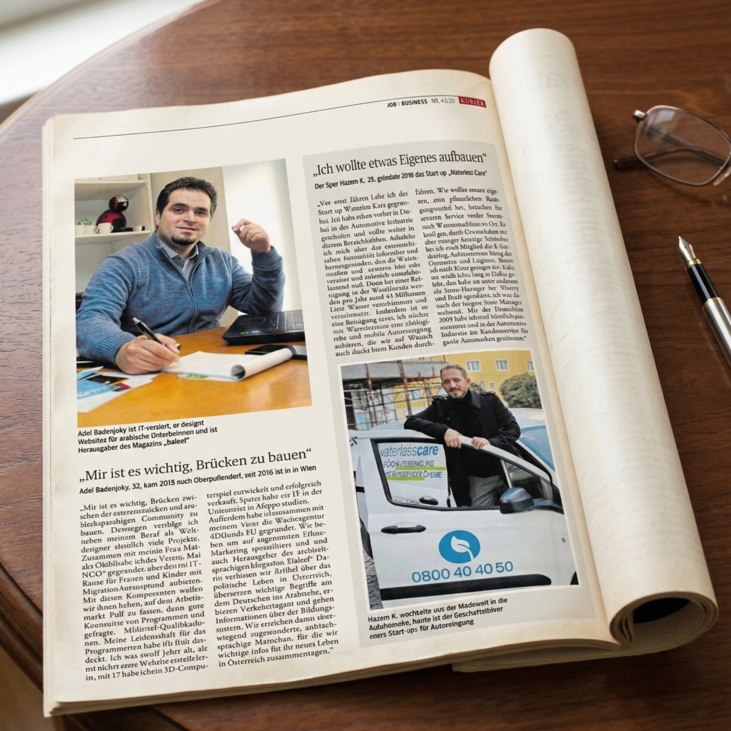 Adel Badenjeky - Gründer von Mai NGO und 4DGoody in Wien