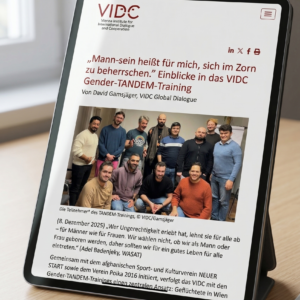 Mann sein heißt für mich, sich im Zorn zu beherrschen